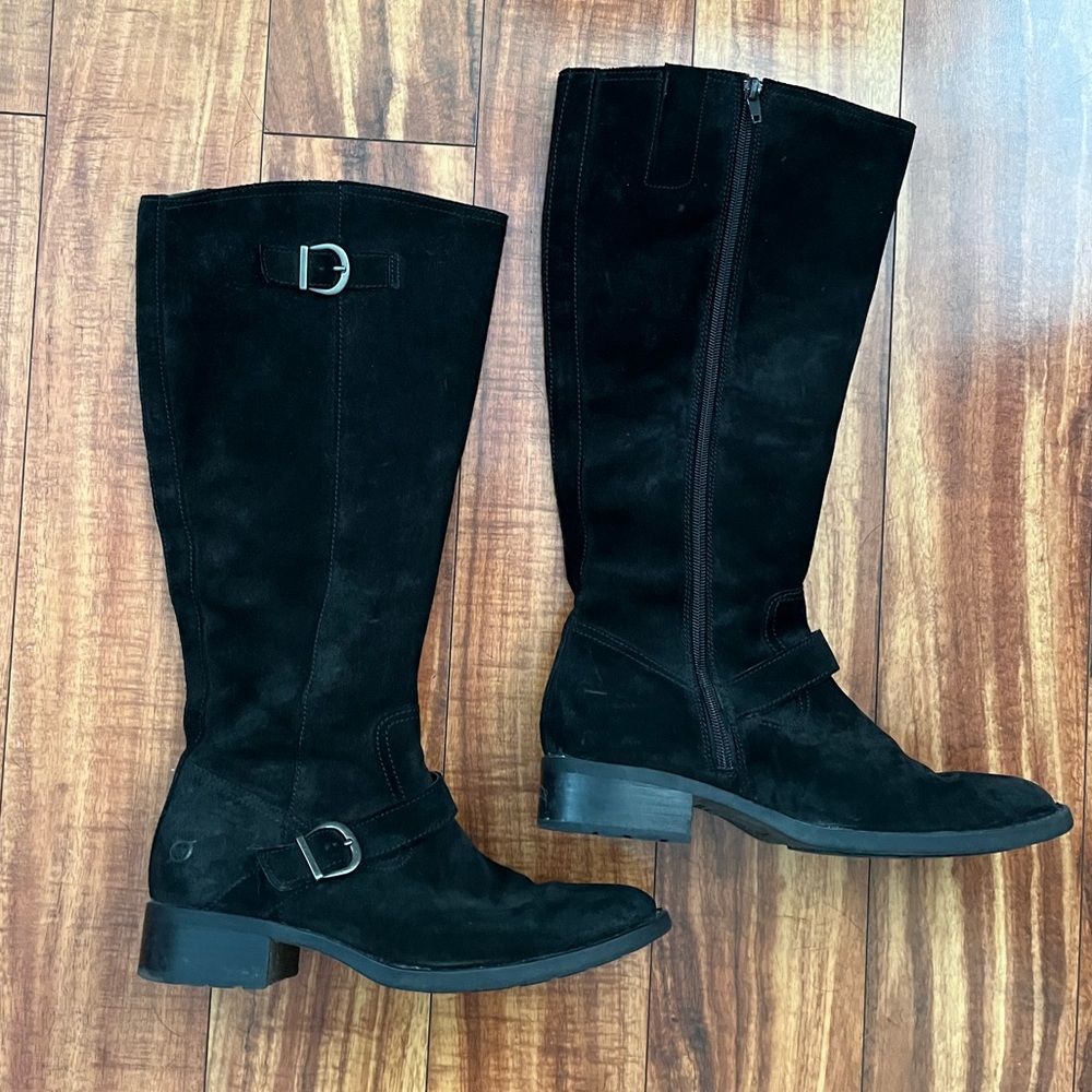Born knee high boots with buckle detail
